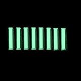 Sharamado 8pcs Glass Luminous Tube, 1.5 * 6mm