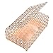 DLCUEL Anferstore Crystal Tissue Box Cover Rectangular-Decorative Tissue Box Cover Tissue Holder-Crystal Napkins Container-for Elegant Décor(7.87? x 4.6? x 3.75?) (Gold, Round)