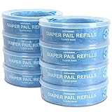 Diaper Pail Refill Bags Compatible with Diaper