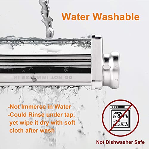 InnoMoon Pasta Maker Attachment Stainless Steel Pasta Roller for