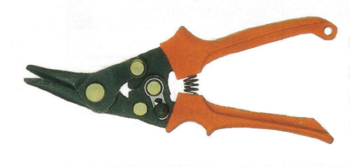 Bahco MA225R Right Cut Metal Compound Shear, Multi-Colour, 250 mm