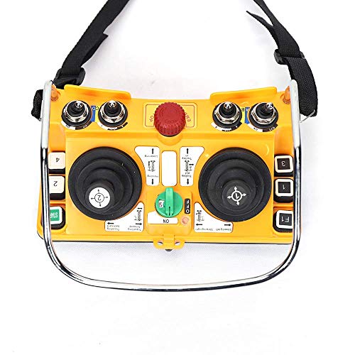 Industrial Crane Rocker, F24-60 Industrial Radio Crane Remote Controller Bridge Hoisting Transmitter+Receiver for Bridge Crane/Overhead Crane/Chain Hoist/Monorails/Concrete Pump Truck/Mobil - Thumbnail 2