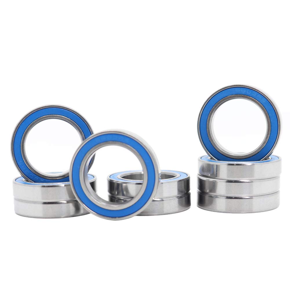 6803RS Ball Bearing 17x26x5mm,17x26 ABEC 3 Blue Rubber Sealed Precision Ball Bearings (Pick of 10pcs)