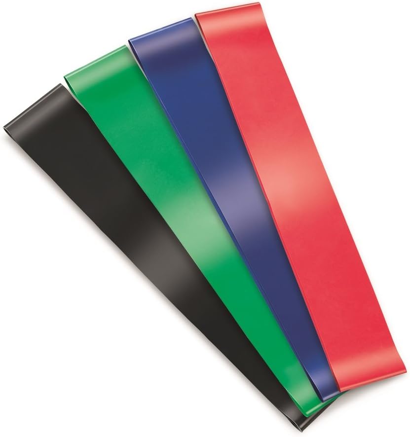 Laser Sports Resistance Bands - Ideal for Strengthening Muscles and Stretching - Four Resistance Levels