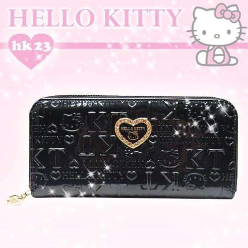 Hello Kitty Kawaii Long Wallet Black