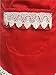 Hyzrz Lovely Home Work Adjustable Apron Shop Cake Kitchen Cooking Aprons for Women Girls with Pocket for Gift,Red