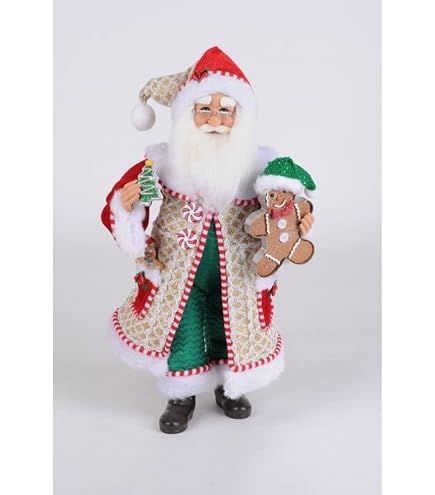Amazon.com: Karen Didion Originals Train Santa Figurine, 17 Inches