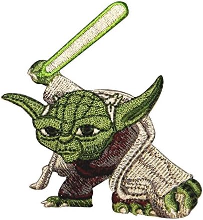J and C Family Owned Star Wars The Jedi Order Yoda With Lightsaber Embroidered Patch