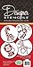 Designer Stencils C787 Jungle Animals Cookie, Beige/Semi-Transparent