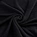 Qute Home 100% Turkish Cotton Bath Towels (27 x 52 inches), Spa & Hotel Quality Towels, Black