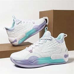 Angugu Boys Basketball Shoes High Top Fashion