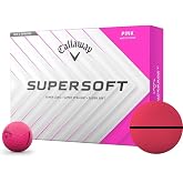 Custom Callaway Golf Supersoft Matte Pink Golf Balls - 2025 Model