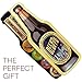 Beers & Bluffs Poker Chip Set - 2 Decks Craft Brew Themed Playing Cards and 200 Poker Chips in Beer Bottle Gift Tin