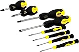 Rolson 28852 8 Piece Screwdriver Set Chrome Vanadium Soft Grip