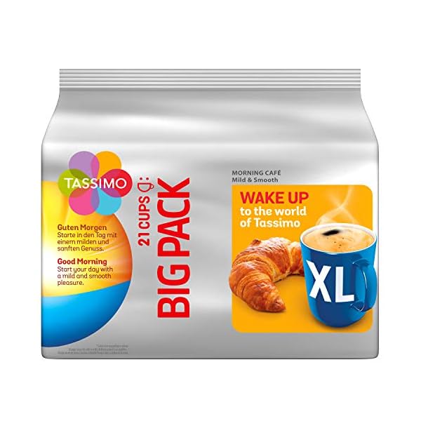 Jacobs Tassimo Kapseln Morning Café XL Mild & Smooth, 21 Kaffeekapseln, 147 g – Bild 3