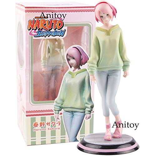 Yvonnezhang-Fig-Naruto-Shippuden-Gals-Sakura-Haruno-PVC-Shonen-Jump-Naruto-Shippuden-Sakura-Figura-Modelo-Juguetes-Regalo-195-cm-Sakura-Haruno-en-Caja