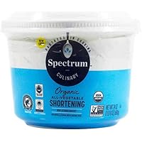 Spectrum Organic All Vegetable Shortening, 24 oz, Pack of 2