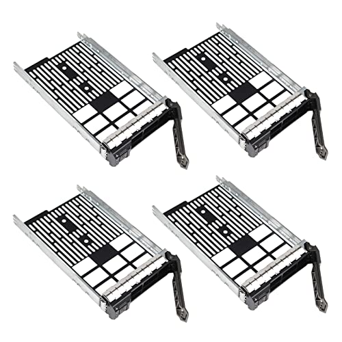 Heretom 4-Pack 3.5INCH SAS SATA F238F 0F238F Hard Drive Caddy Tray Sled For Dell Poweredge R730 R720 R710 T710 R630 T620 R610 T610 R520 R420 R410 R320 R310 MD1400 MD3400 MD3600