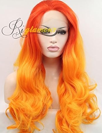 Orange halloween wig Clearance