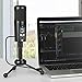 1byone USB Microphone with tripod, Mute Button, LED indicator, audio out volume up/down control, compatible with Windows/MacOS/Linux, Cardioid or Omni-directional Condenser USB Microphone