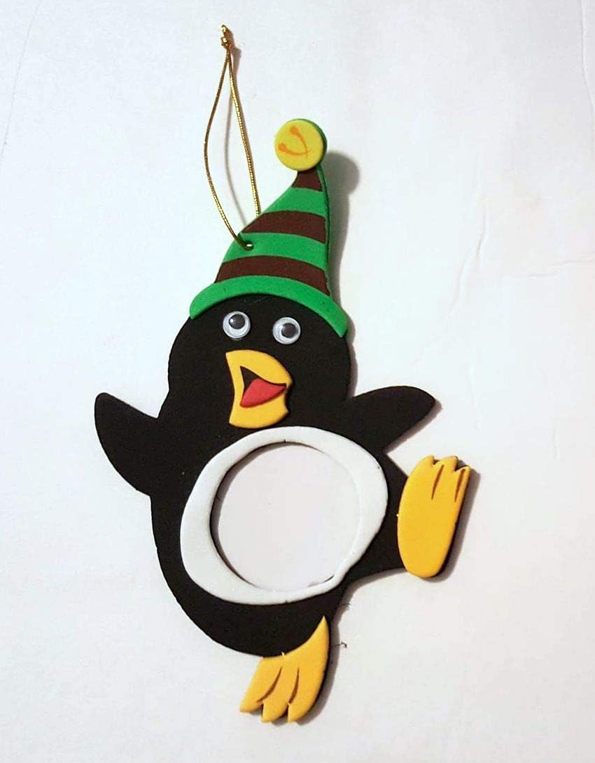 Christmas Foam Picture Frame Ornament Craft Kit Makes 24 Craft Foam