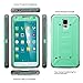 ULAK Galaxy S5 Case, Knox Armor Rugged Dual Layer Hybrid Protective Case for Samsung Galaxy S5 i9600 (Mint/Gray)