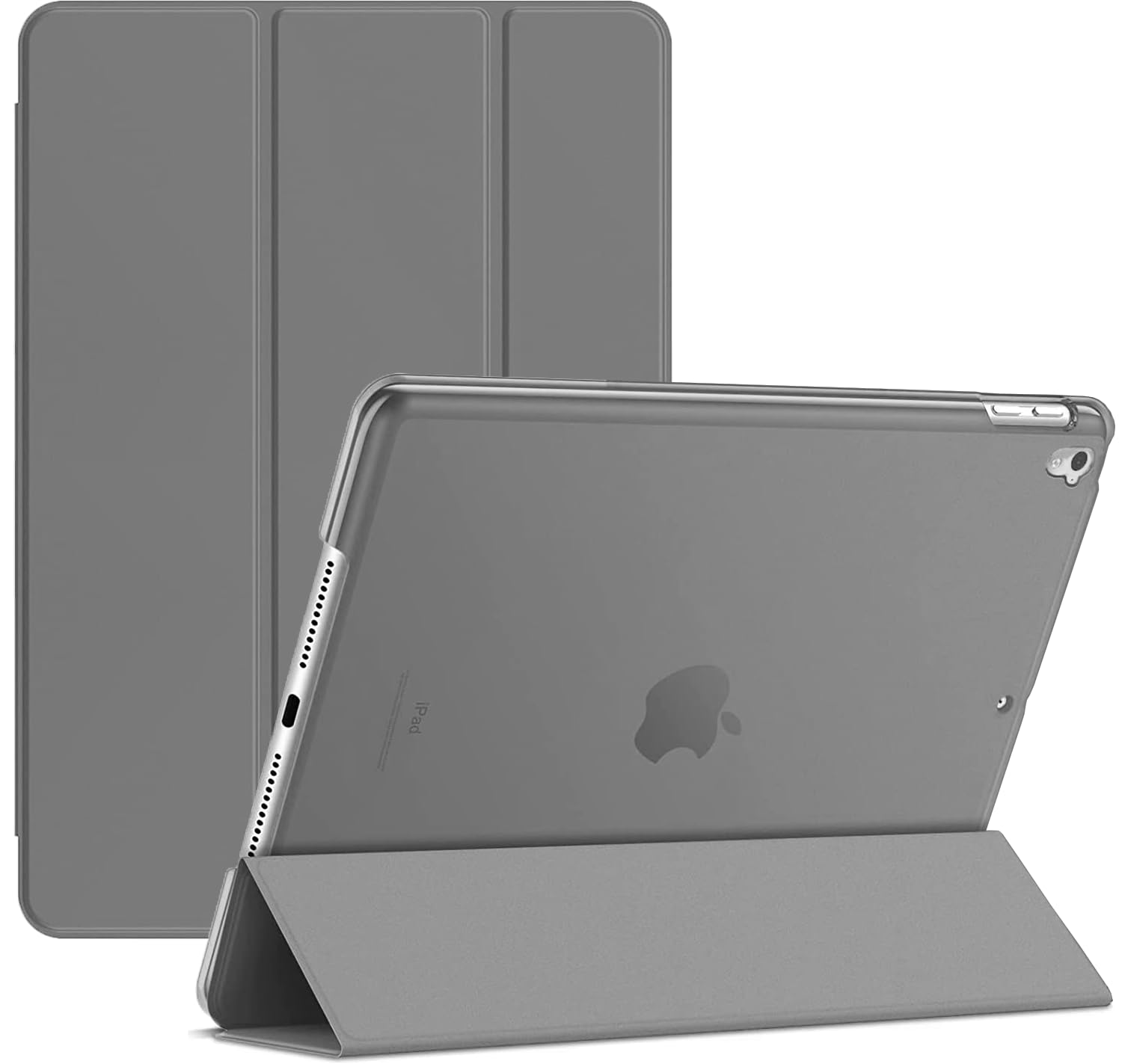 For Apple iPad 9th Generation (2021), 8th Gen (2020) A2270/2428 Smart case Magnetic Stand cover with Wake/Sleep (Grey)