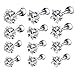 BodyJ4You 4-12PCS Tragus Piercing CZ Crystal Stud Earring Set 16G Surgical Steel Ear Barbell Pack (1.2mm)