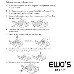 EWO'S ELP41 Replacement Projector Lamp for