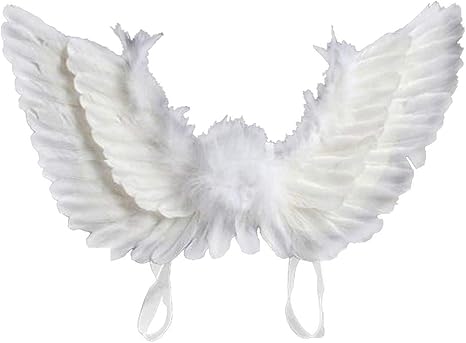 Amazon 天使の羽 天使の翼 悪魔の羽 悪魔の翼 天使コスプレ ハロウィン コスプレ コスチューム用小物 コスプレ小道具 衣装 演出用小物 男女共用 パフォーマンス 文化祭 結婚式 イベント パーティー ホワイト 子供用 コスプレ 仮装 通販