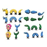 8pc 3D Shoe Charms Dragon Mermaid Crocodile Snake for Croc Shoes & Bracelets Toys Party Gifts