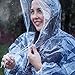 Disposable Rain Poncho Family 8 Pack: Clear Emergency Raincoat Ponchos w/Hood for Adults & Kids - Heavy Duty One Size Fits All Waterproof Travel Plastic Rain Jacket for Adult Men & Women or Children
