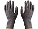 Skytree 7 Pairs Pack, Men's Work Gloves, Gardening Gloves, Comfort Flex Coated, Light Weight, Breathable Nylon Shell, Men's Large Size, (Grey)