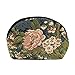 Signare Tapestry Cosmetic Bag Toiletry Makeup Bag for Women With Peony Flower Design (COSM-PEO)