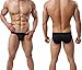 YuKaiChen Men's Silk Briefs Soft Bulge Bikini Underwear Tagless 5 Pack Large
