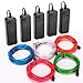 CPPSLEE Halloween Lights String 9.8ft EL Wire Lights, Super Bright Portable Neon Light Set for Halloween Decorations DIY Costume - 3 Modes Battery Controllers, 5 Colors