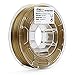 AMOLEN PLA 3D Printer Filament, Frosted Bronze 1.75mm Filament +/- 0.03 mm, 225G/0.5 LBS Spool, Includes Sample Marble Filament - 100% USA