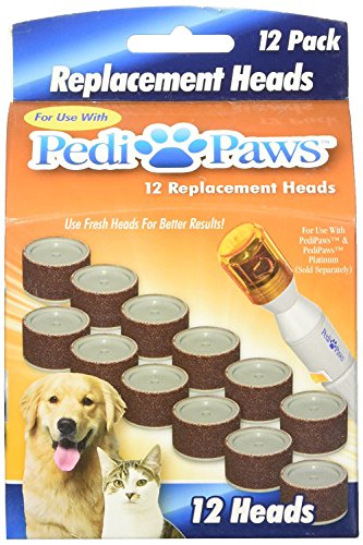 48-Refills-PediPaws-Replacement-Filing-Heads-12-pack-Set-of-4