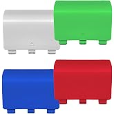 4 Pcs Battery Back Cover for Xbox Series X/S Controller,Replacement Battery Cover Door for Xbox Series X/S,Battery Back Shell Covers for Xbox Series X/S,NOT for Xbox One &amp; One X/S(Random Color)