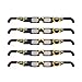 Solar Eclipse Glasses | ISO Certified | Safe for Direct Sun Viewing | Eye Filters | Made in the USA | 5 Pack | by Sol Specs