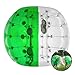 BestEquip Inflatable Bubble Soccer Bumper Ball 4ft/ 5ft for Adult Giant Human and Child Outdoor (Green and Transparent, 4ft)