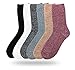 Eedor Fuzzy Winter Socks for Women - Warm, Soft, Fluffy & Cozy Socks - Slipper, Lounge & Sleeping Crew Wear