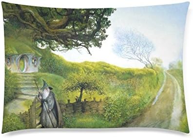 Gandalf the Lord of the Rings Zippered Cotton Rectangular Pillow Cover Pillowcase Decorative 20x30 Twin Sides