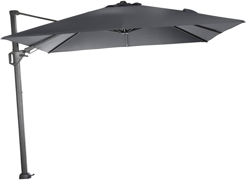 Paramondo Parapenda Plus Ampelschirm 3,5m Grau - 360° Schwenkbarer Freiarmschirm