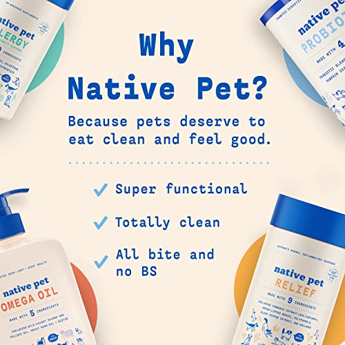 Native Pet Dog Allergy Chews Natural Dog Skin Allergies Treatment