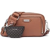 Calvin Klein womens Zulle Organizational Camera Bag Crossbody