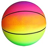 Fiesta Toys Rainbow Bouncy Basketball, 8.5