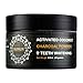 Natural Charcoal Teeth Whitening Powder - Made In USA - With Organic Coconut Activated Charcoal - Tooth Whitener - Effective than Charcoal Toothpaste, Kit & Gel