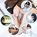 3D Sleep Mask, New Arrival Sleeping Eye Mask for Women Men, 100% Blackout Sleep Mask Comfortable Eye Mask Blindfold, Black, Adjustable 3D Contoured Eye Masks with Earplug Carry Pouch, for Traveling