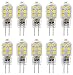 KINDEEP G4 LED Bulb, Bi-Pin Base, 20W Halogen Bulb Equivalent, AC/DC 12 Volt, Warm White 3000K, 10-Pack